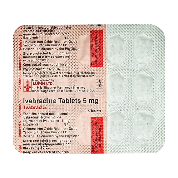 ivabrad 5mg tablet 15's